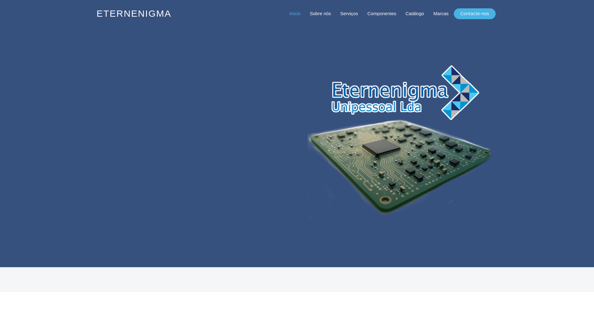 website screenshot of https://eternenigma.com