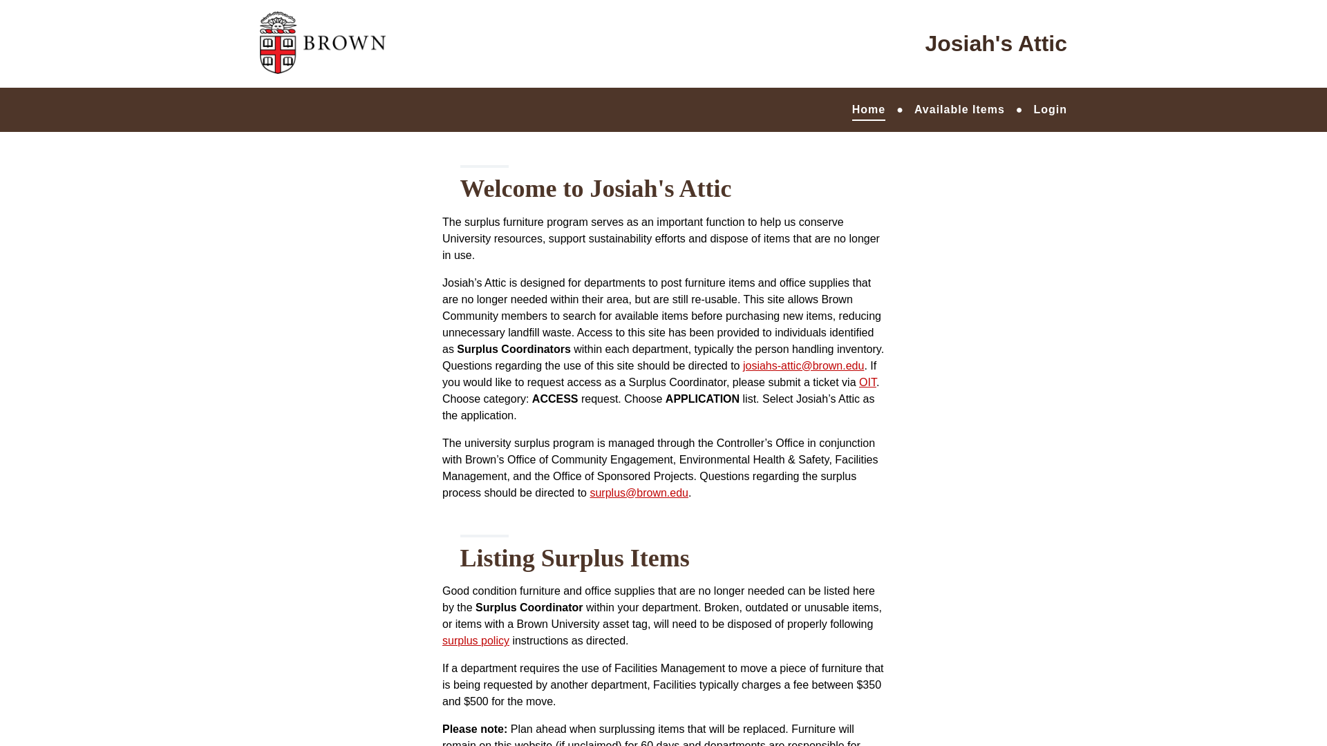 website screenshot of https://josiahs-attic.pages.dev/