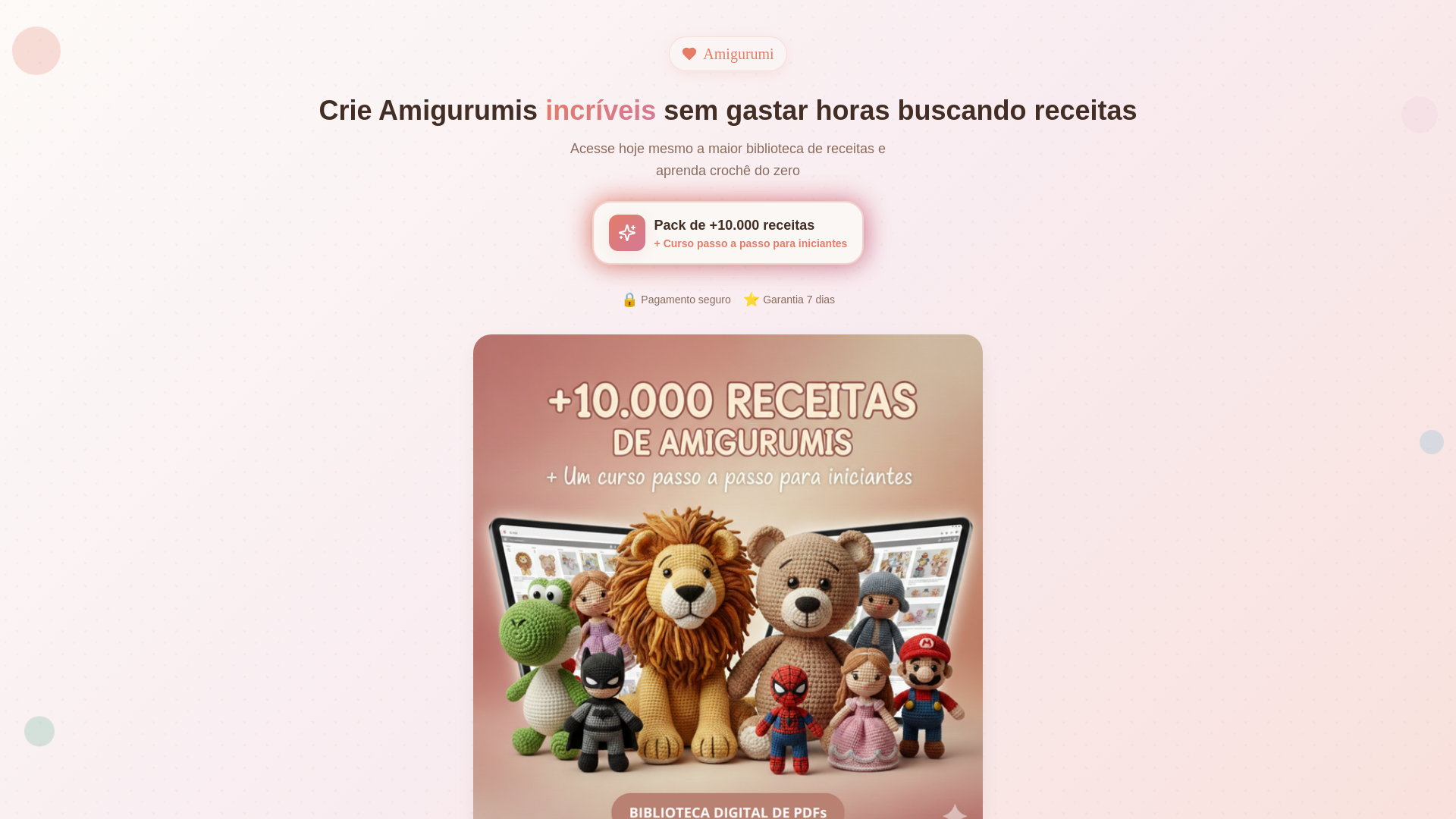 website screenshot of https://amigurumi.pages.dev/