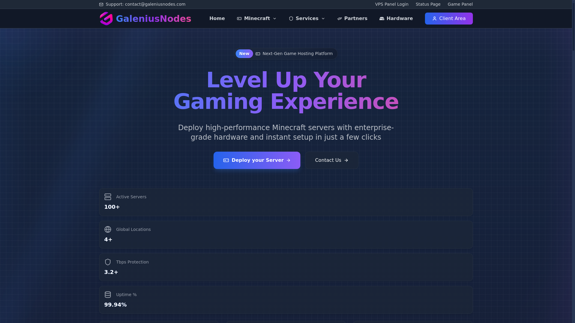 website screenshot of https://galeniusnodes-website.pages.dev/