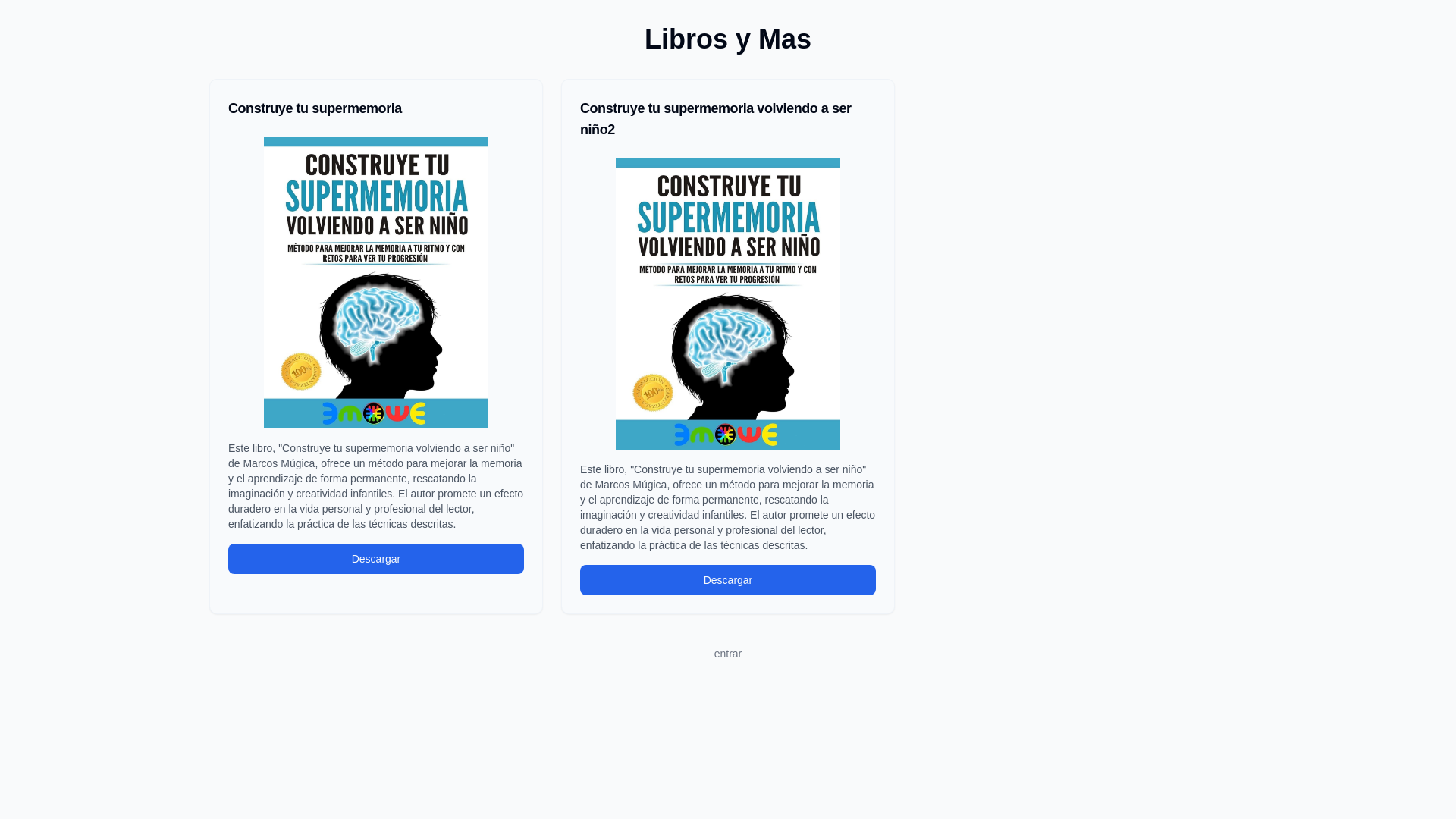 website screenshot of https://librosymas.org/