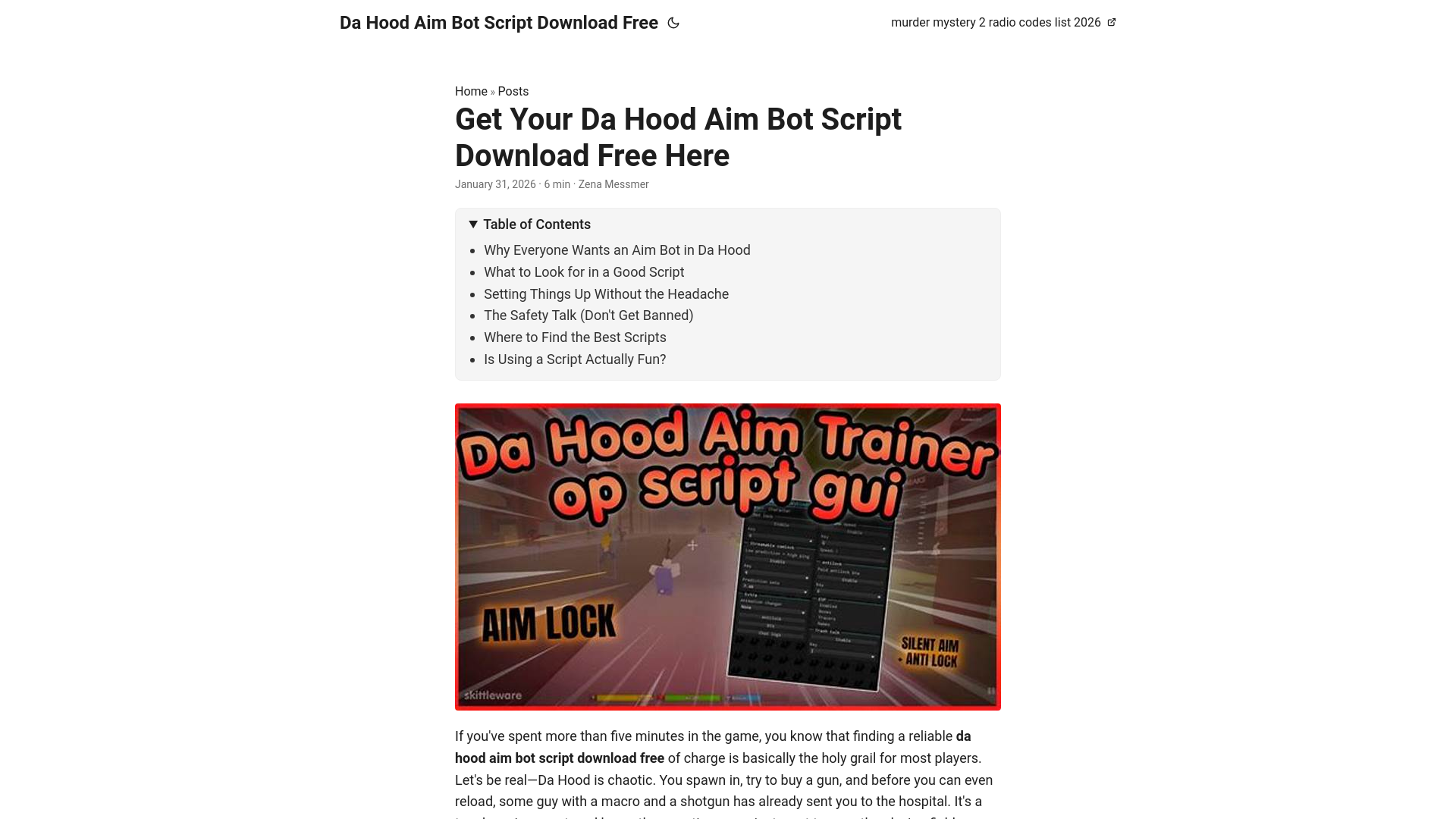 website screenshot of https://da-hood-aim-bot-script-download-free.pages.dev/