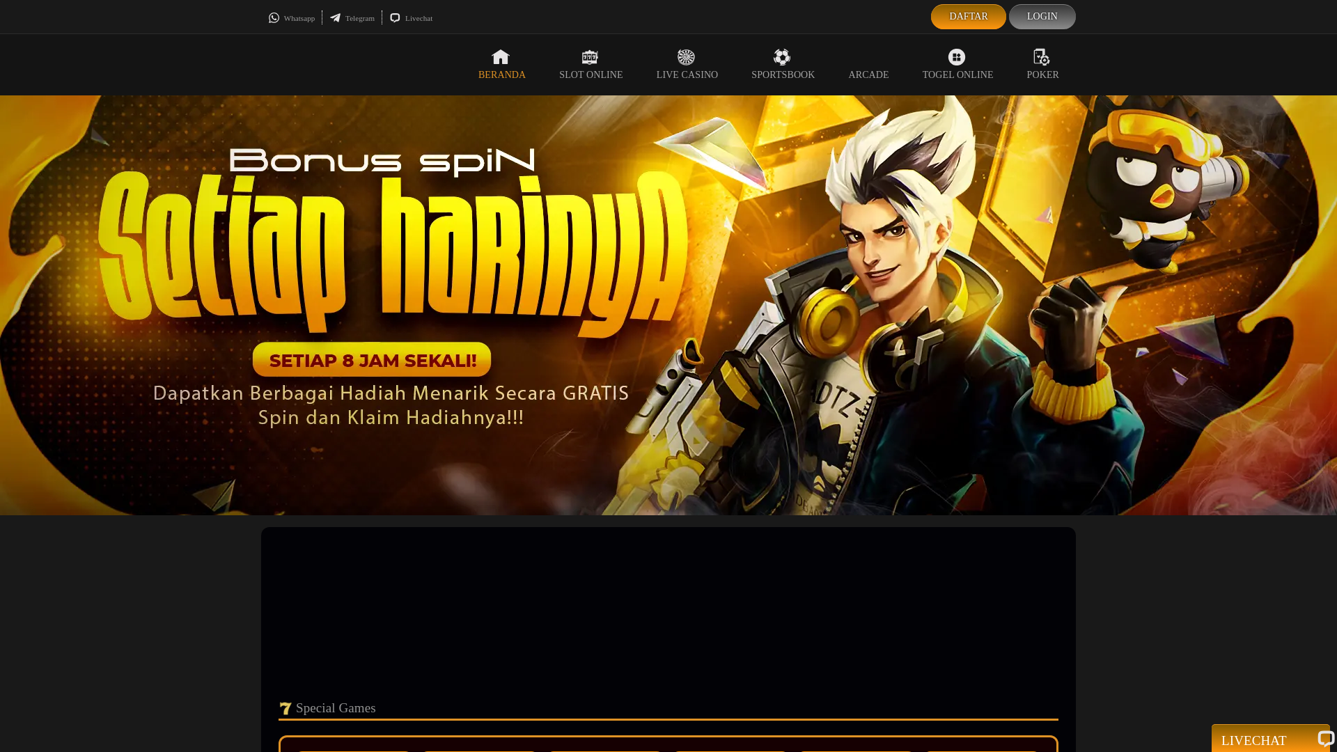 website screenshot of https://samba169.net/