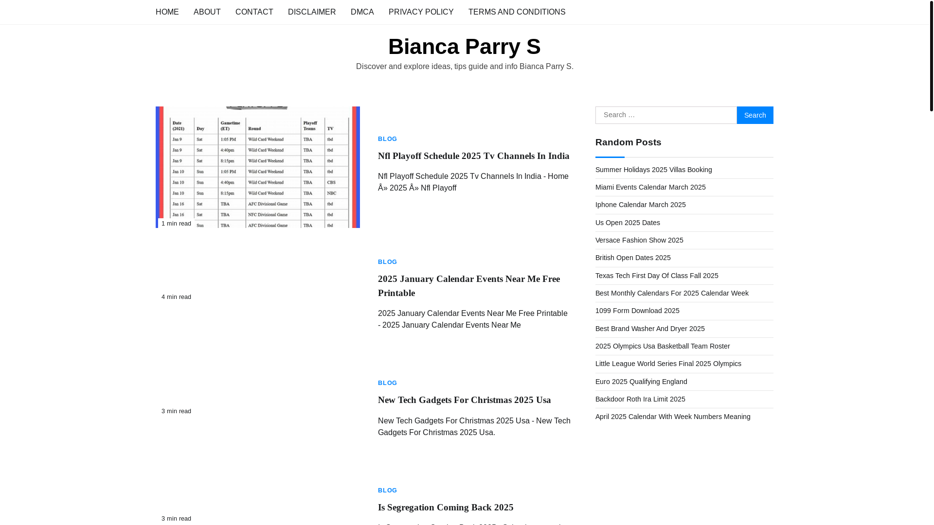 website screenshot of https://biancaparrys.pages.dev/