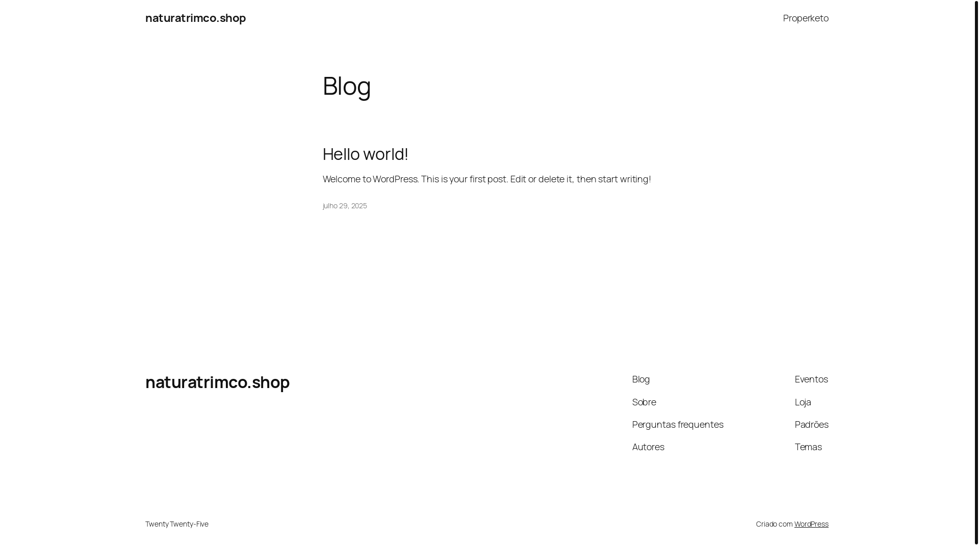 website screenshot of https://naturatrimco.shop/