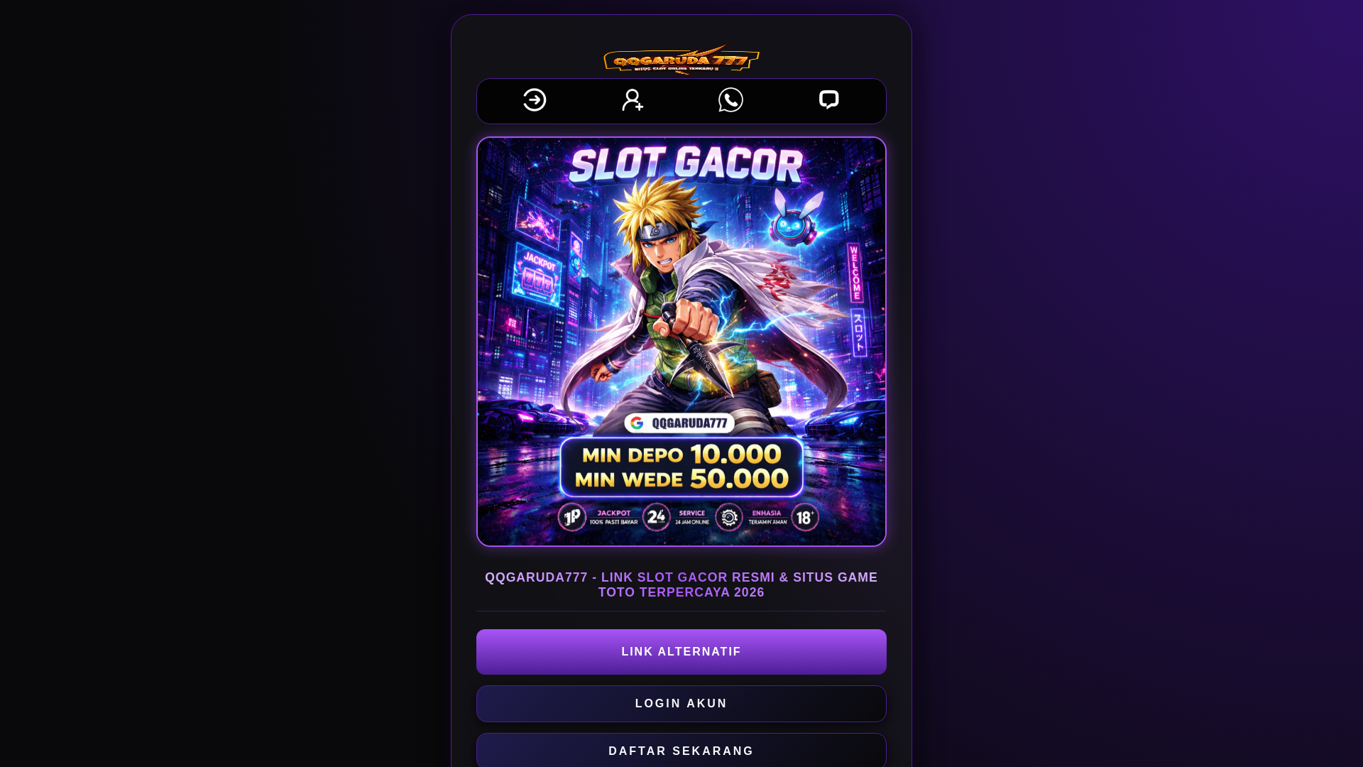 website screenshot of https://qqgarudablay28.pages.dev/