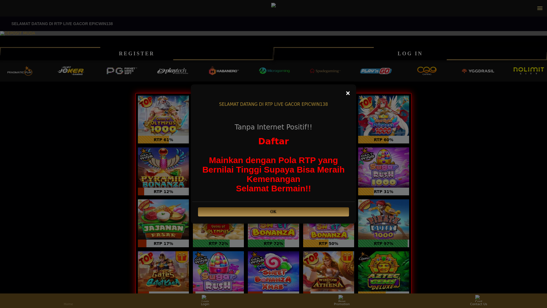 website screenshot of https://epicwinslotrtp.pages.dev/
