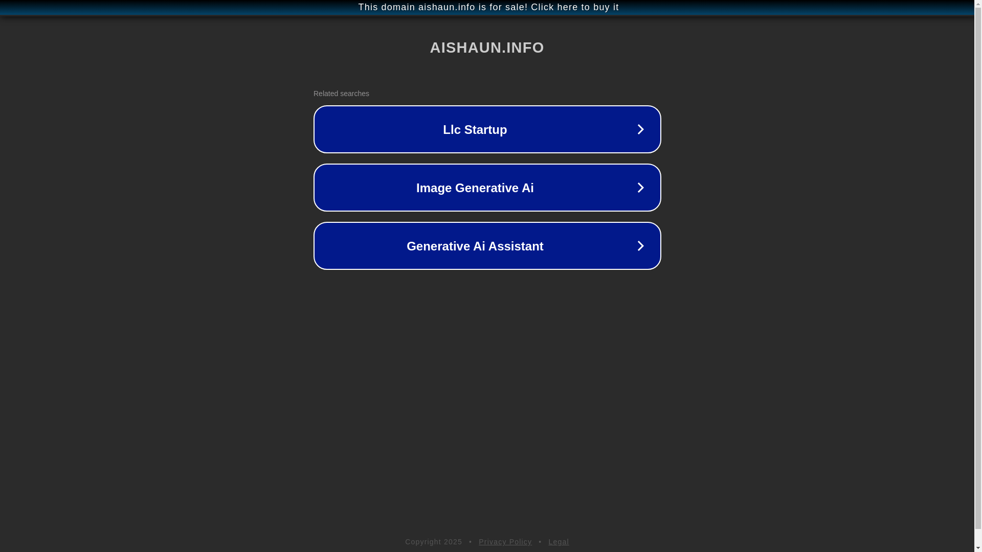 website screenshot of https://aishaun.info/