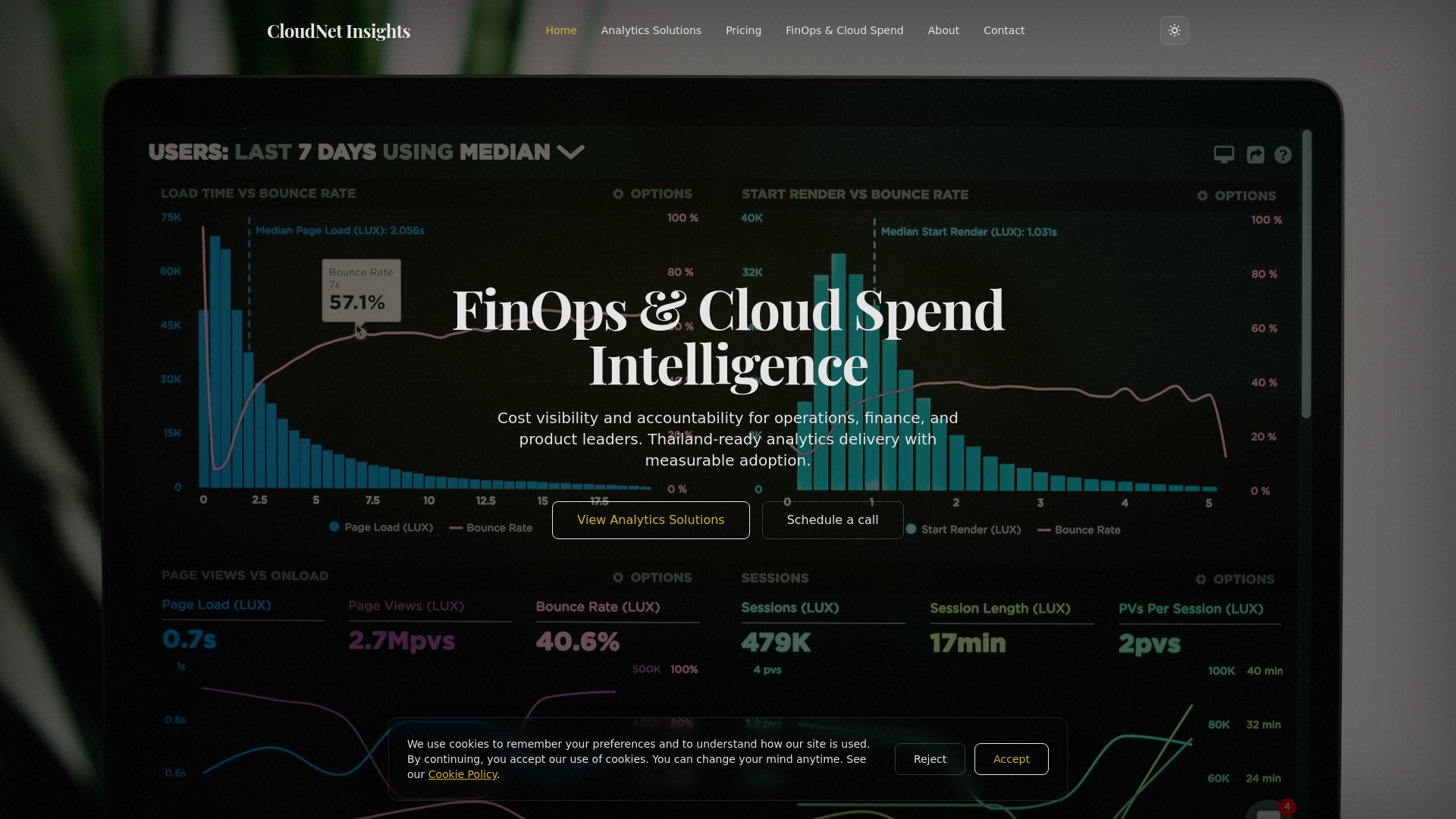 website screenshot of https://cloud-net.digital/