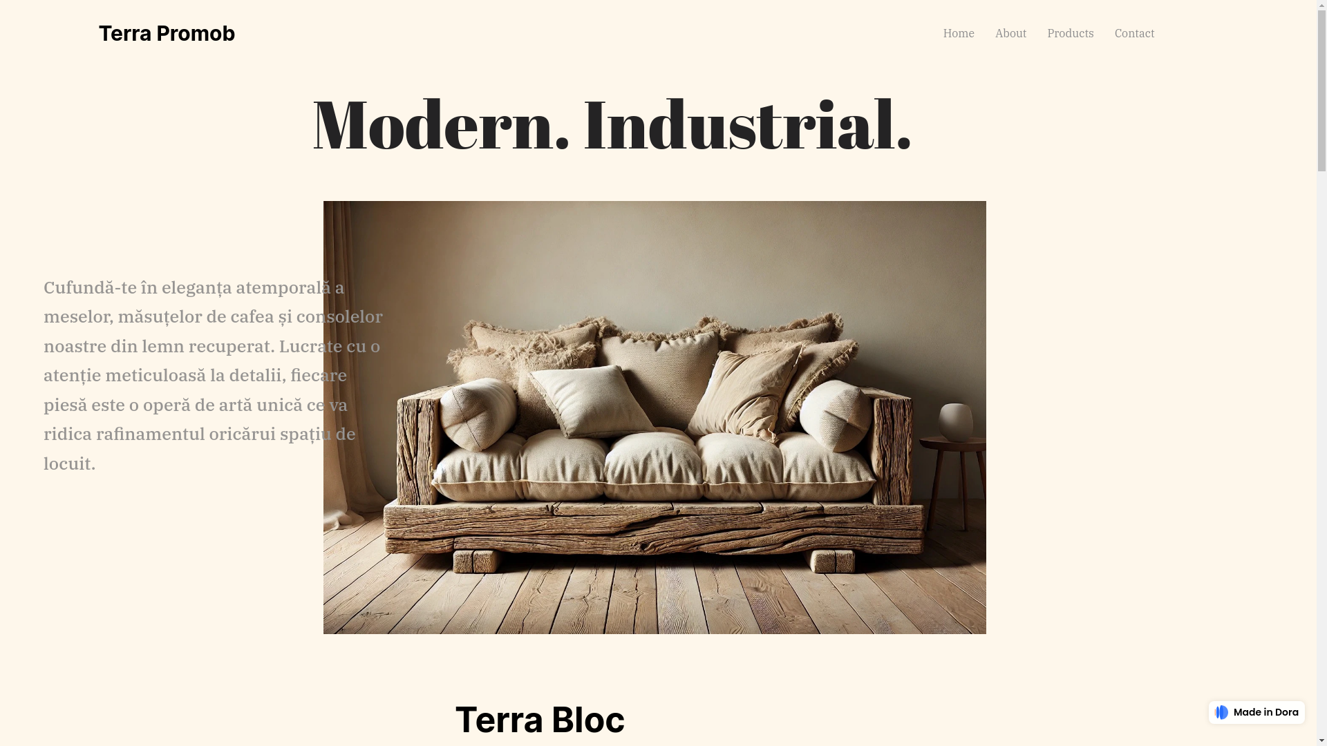 website screenshot of https://terrapromob.online/