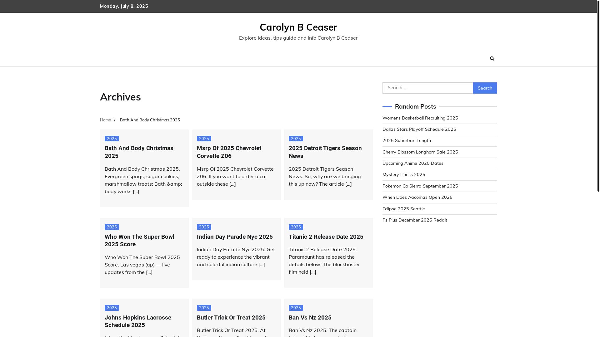 website screenshot of https://carolynbceasern.pages.dev/