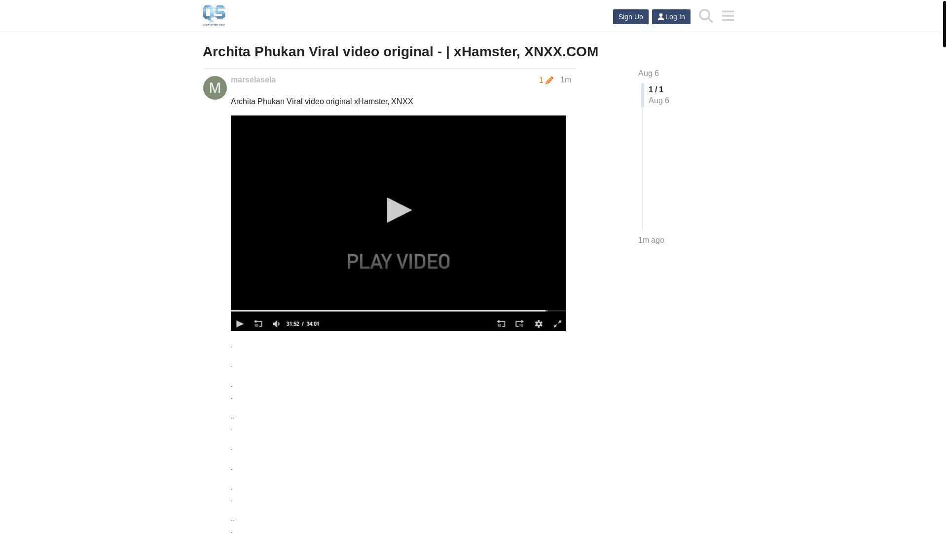 website screenshot of https://forum.quantifiedself.com/t/archita-phukan-viral-video-original-xhamster-xnxx-com/15324