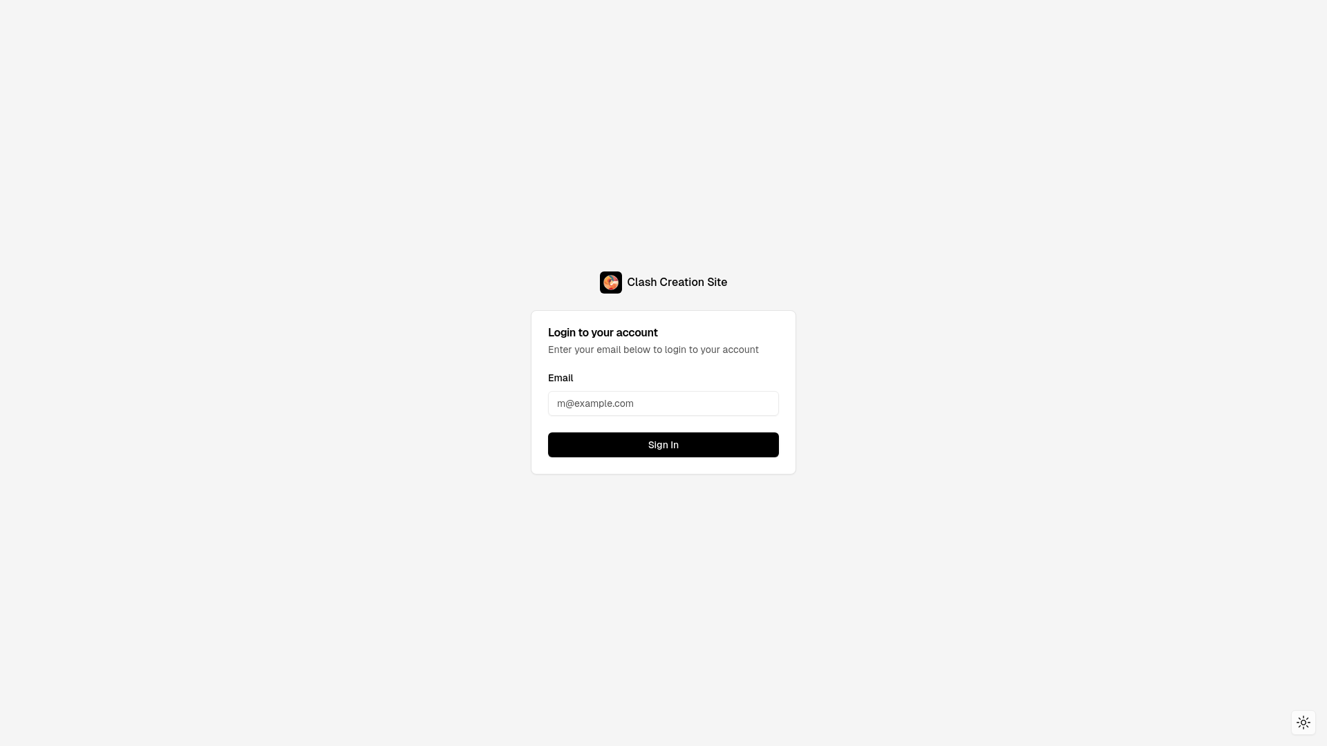 website screenshot of https://clashcreator.app/