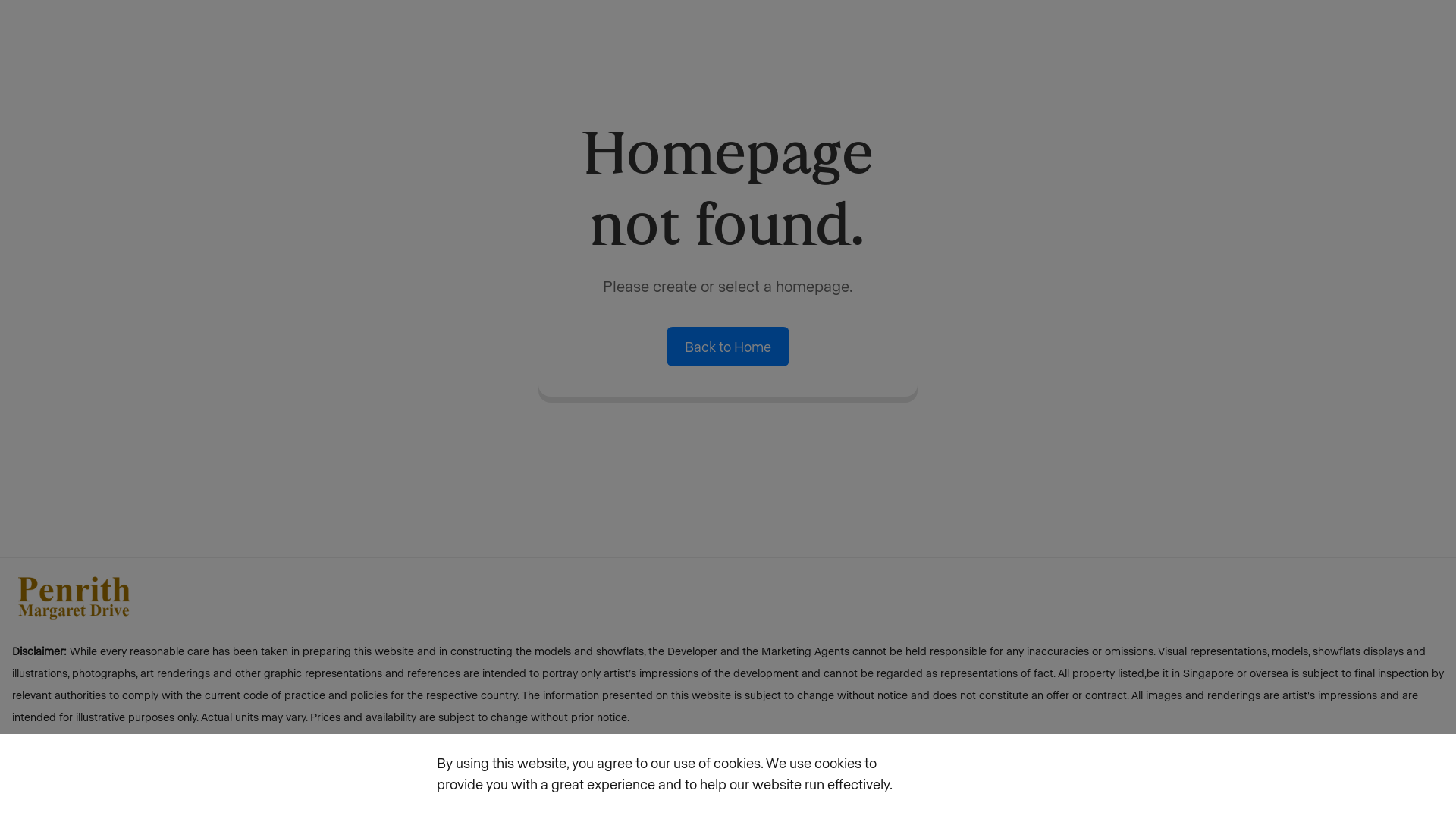 website screenshot of https://the-penrith-condo.com/