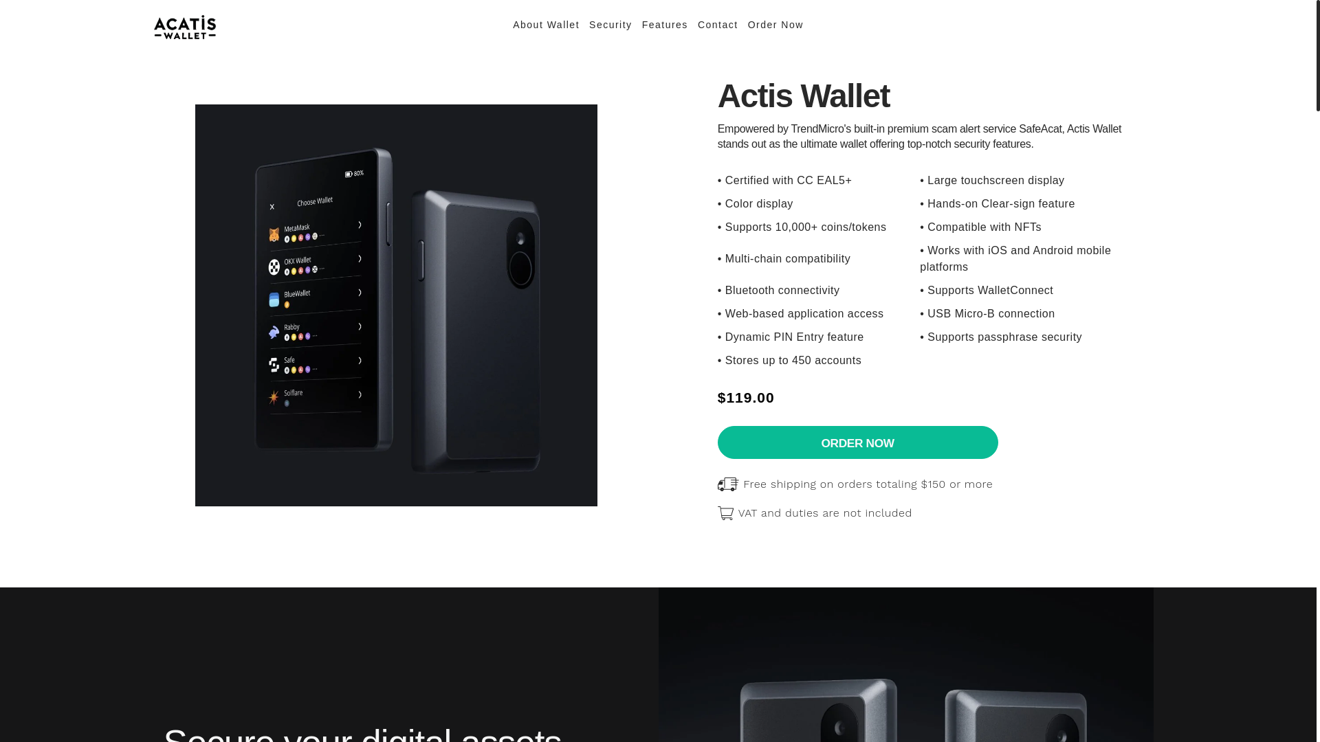 website screenshot of https://acati.cc/