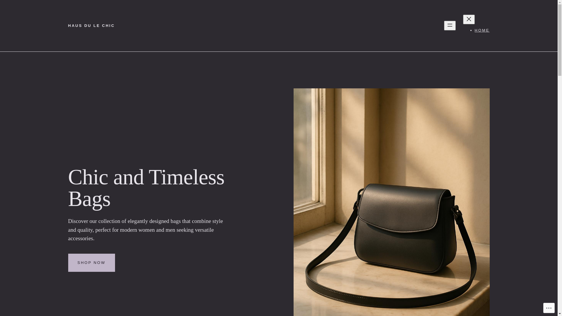 website screenshot of https://hausdulechic.blog/