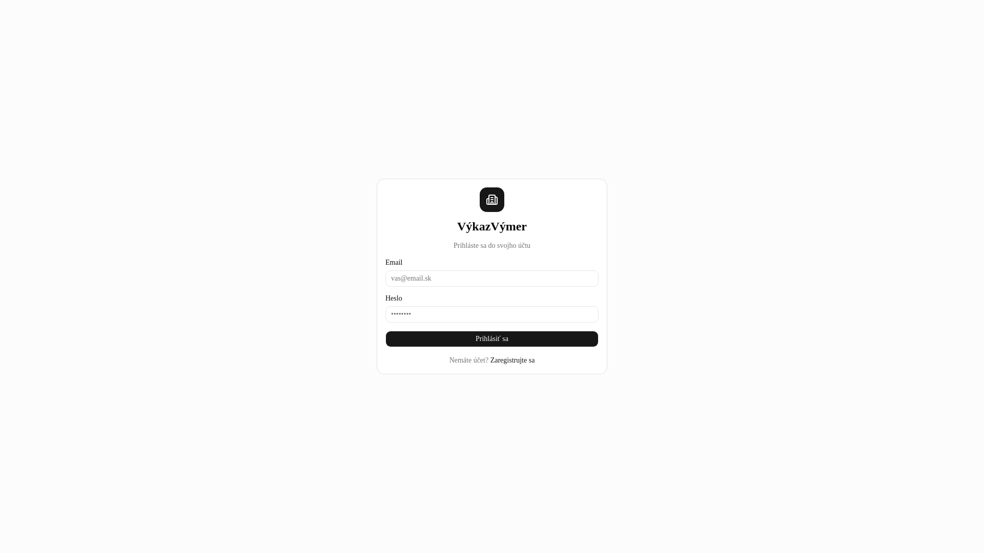 website screenshot of https://vykazvymer.pages.dev/