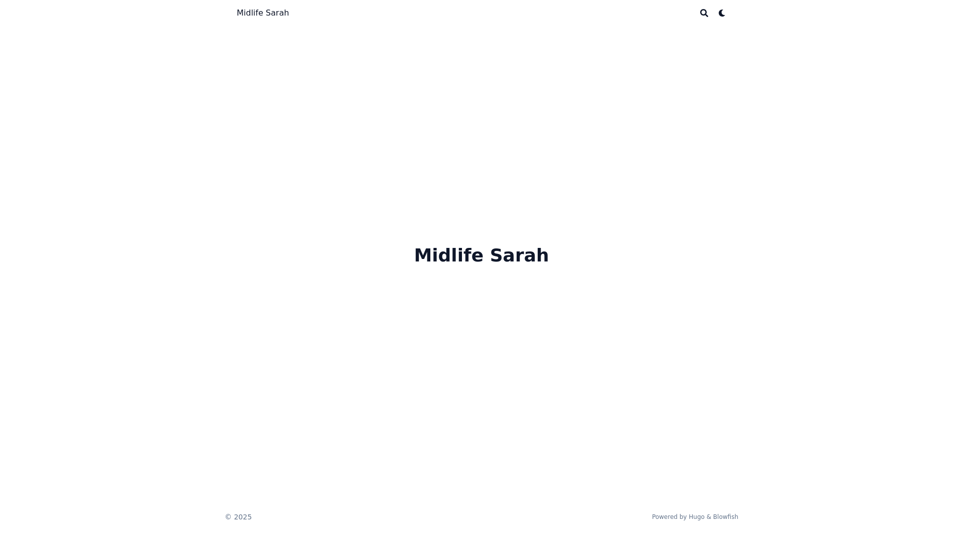 website screenshot of https://midlifesarah.pages.dev/