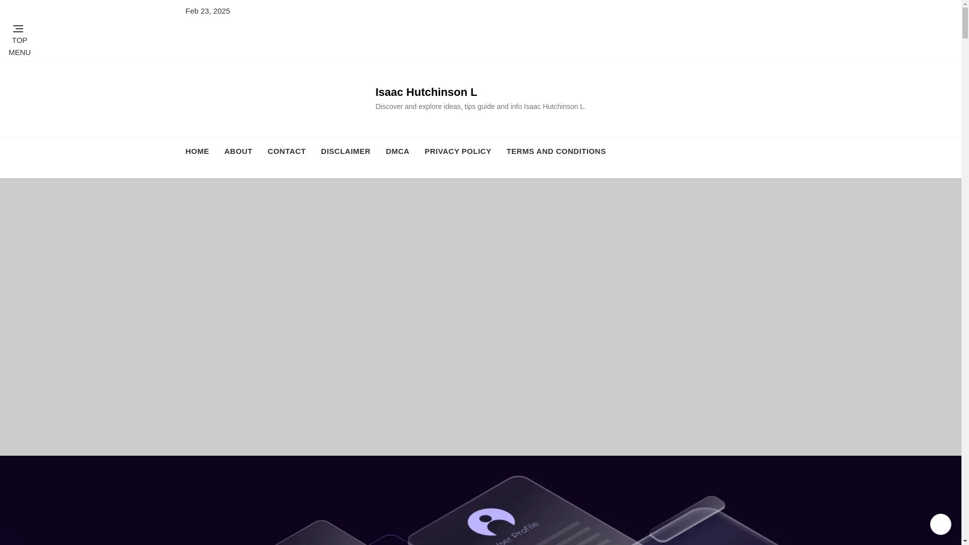 website screenshot of https://isaachutchinsonl.pages.dev/