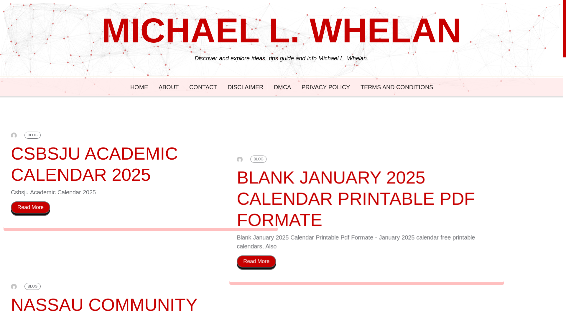 website screenshot of https://michaellwhelan.pages.dev/