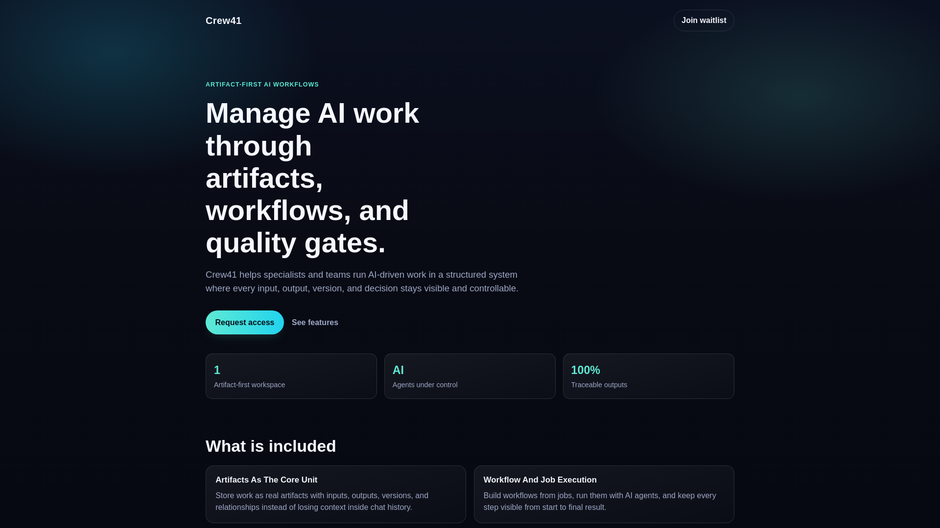 website screenshot of https://crew41-site.pages.dev/