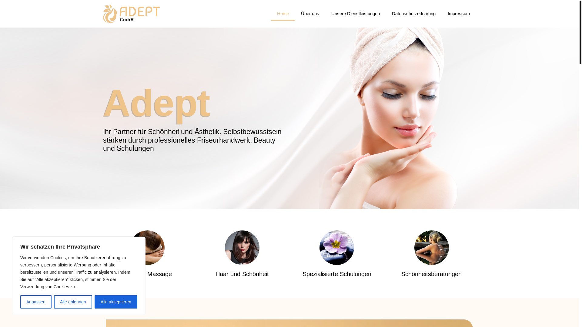 website screenshot of https://zinsblick.org/