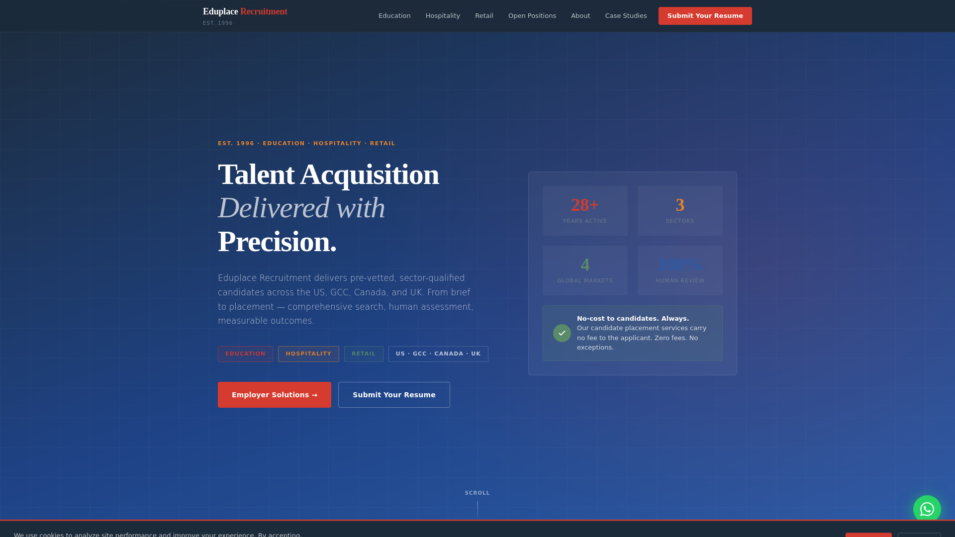 website screenshot of https://eduplacerecruitment-com.pages.dev/