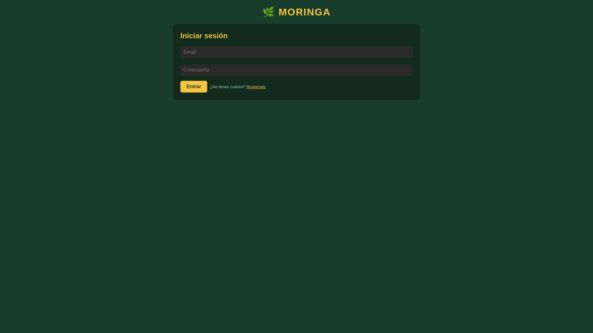 website screenshot of https://moringueros.online/