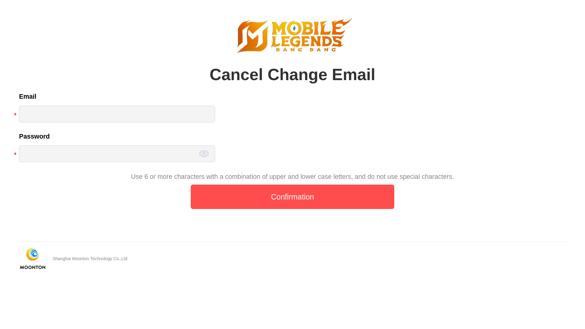 website screenshot of https://self-service.moontoncs.com
