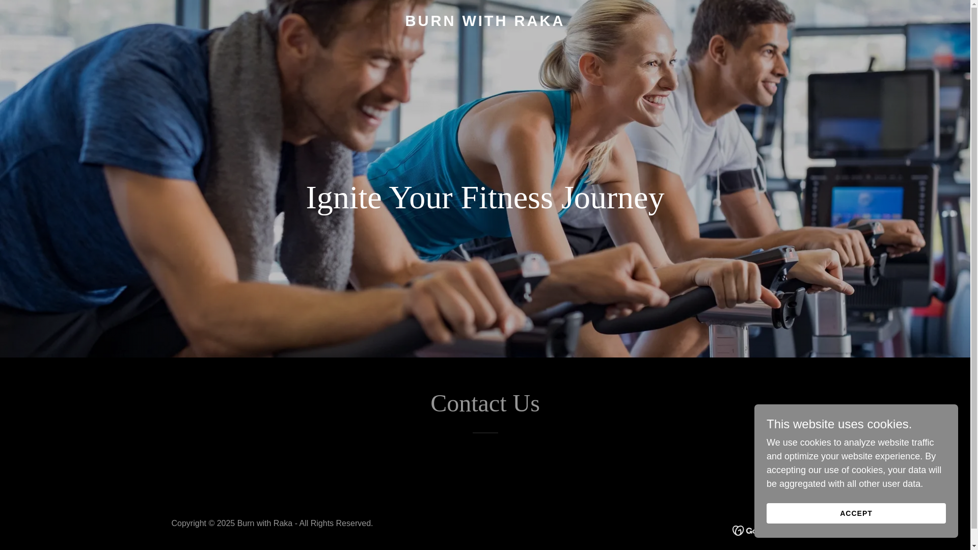 website screenshot of https://burnwithraka.com/
