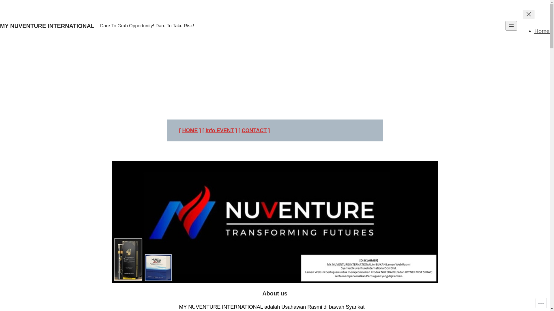 website screenshot of https://mynuventure.com/