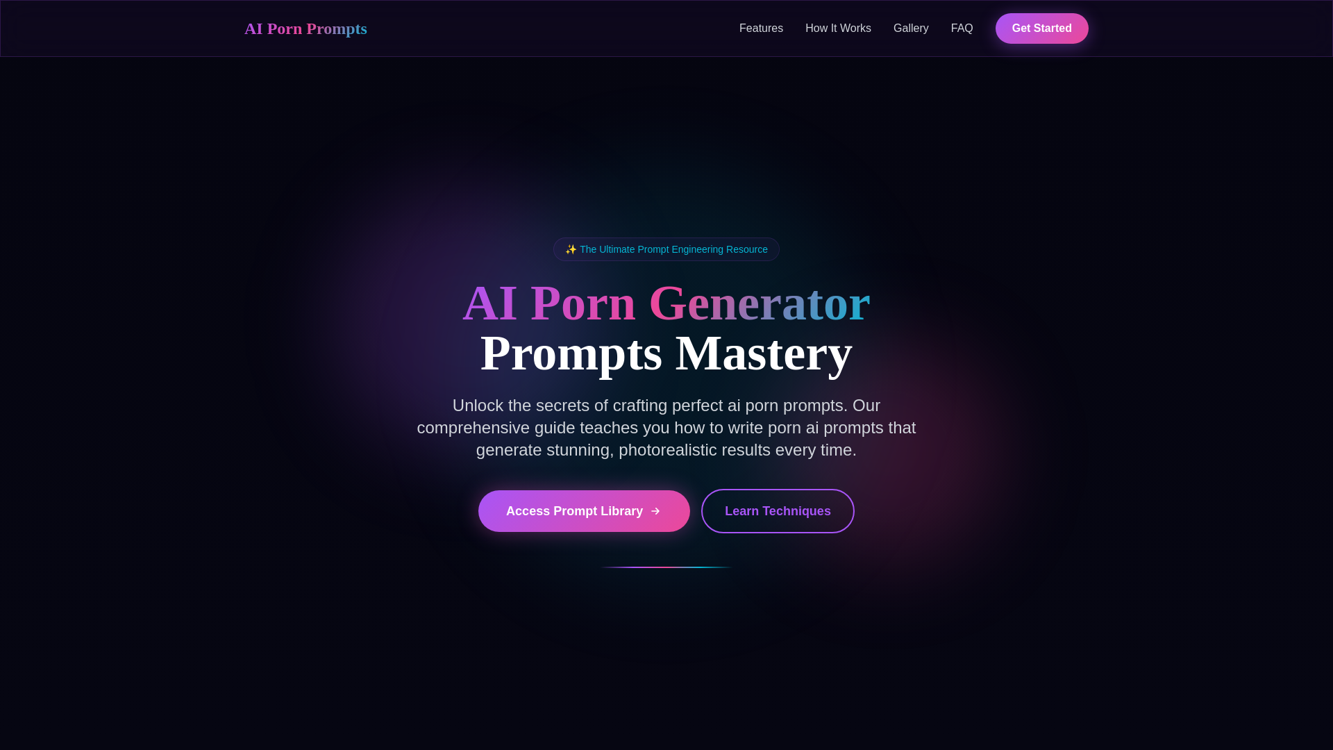 website screenshot of https://aipornpromptspro.com/