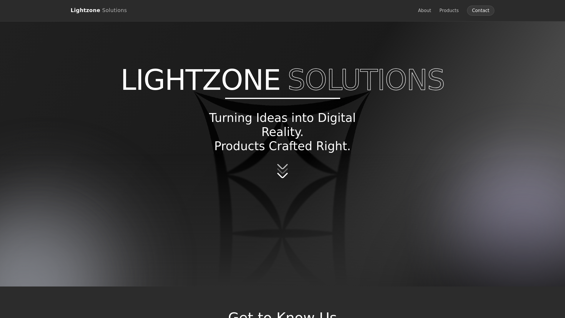 website screenshot of https://lightzone-solutions.pages.dev/
