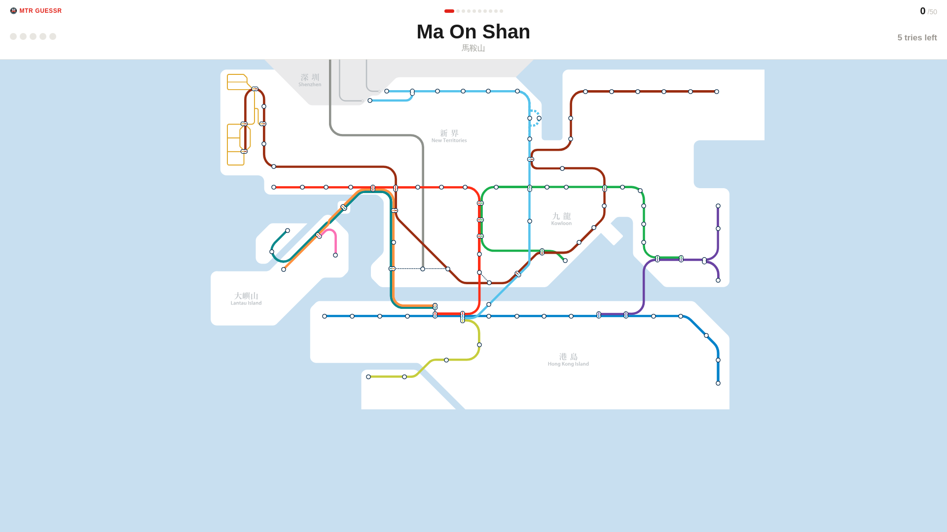 website screenshot of https://hk-mtr-guessr.pages.dev/