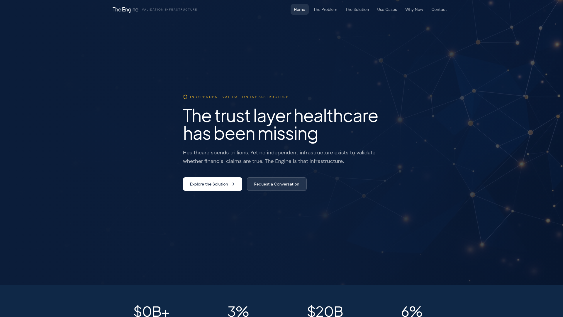 website screenshot of https://theenginelayer.com/