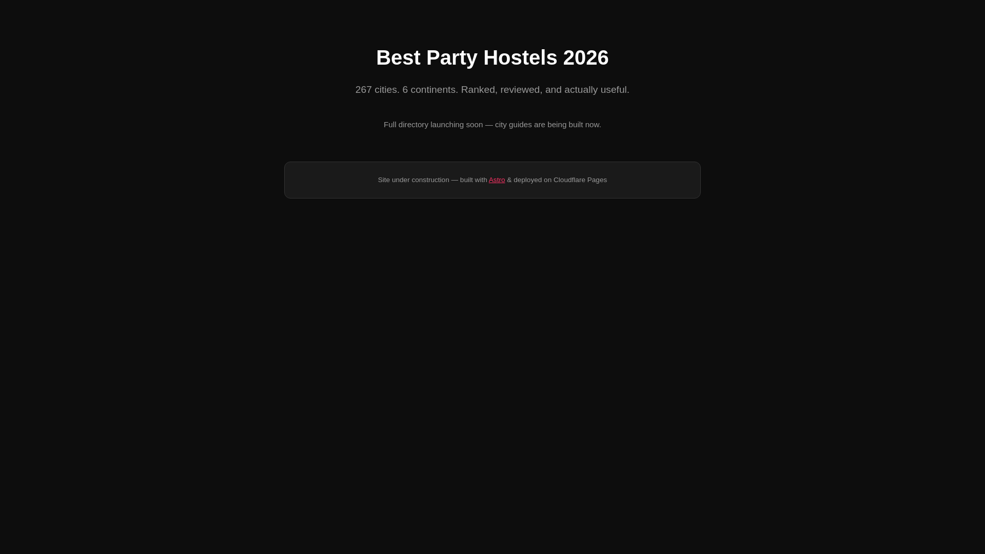 website screenshot of https://bestpartyhostels.pages.dev/