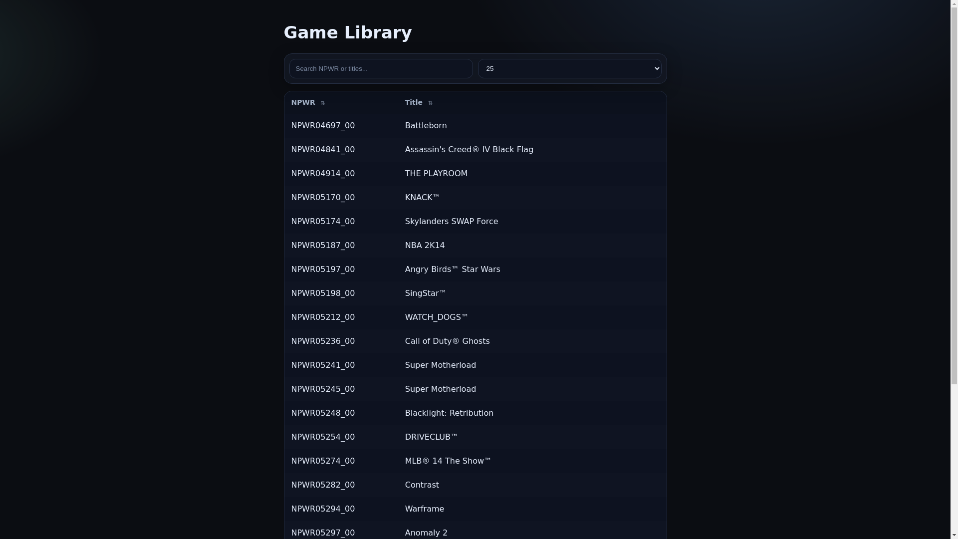 website screenshot of https://ps4collection1.pages.dev/