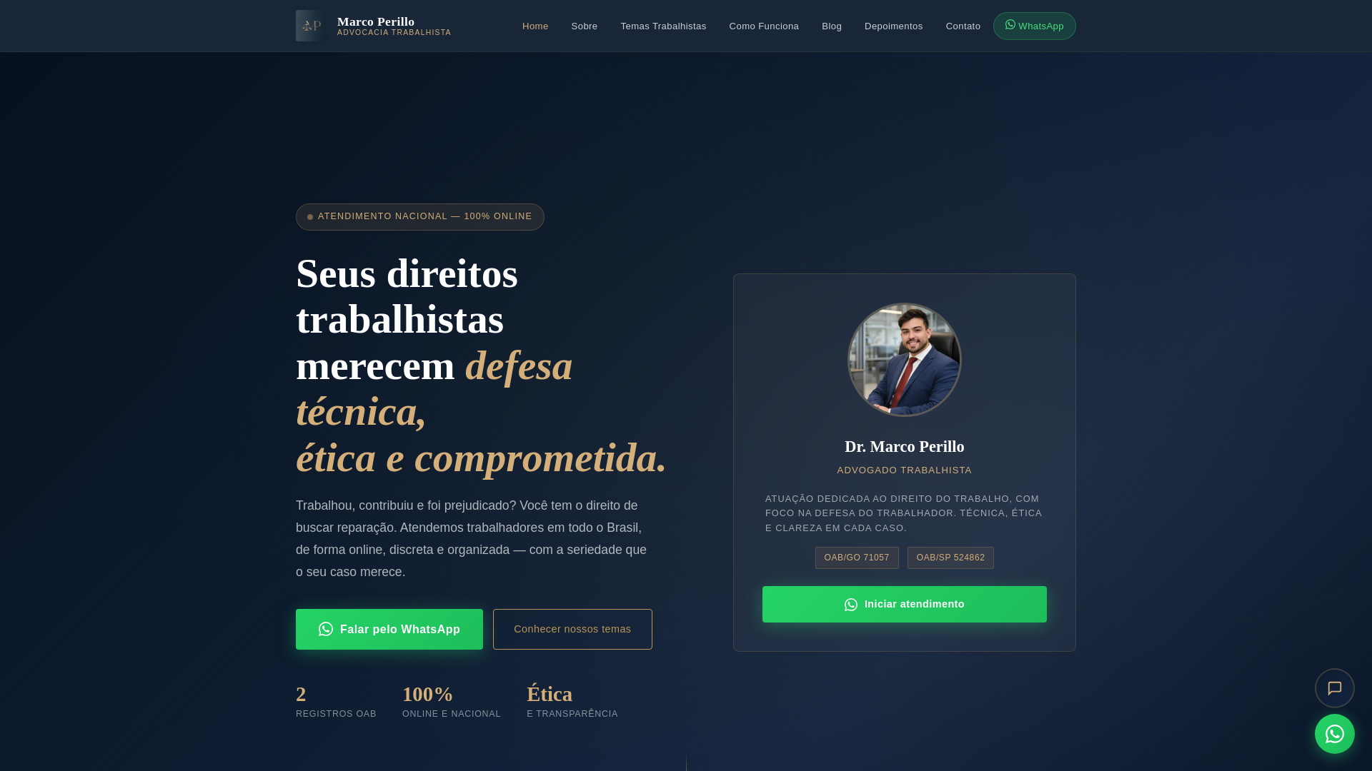 website screenshot of https://marcoperillo.pages.dev/