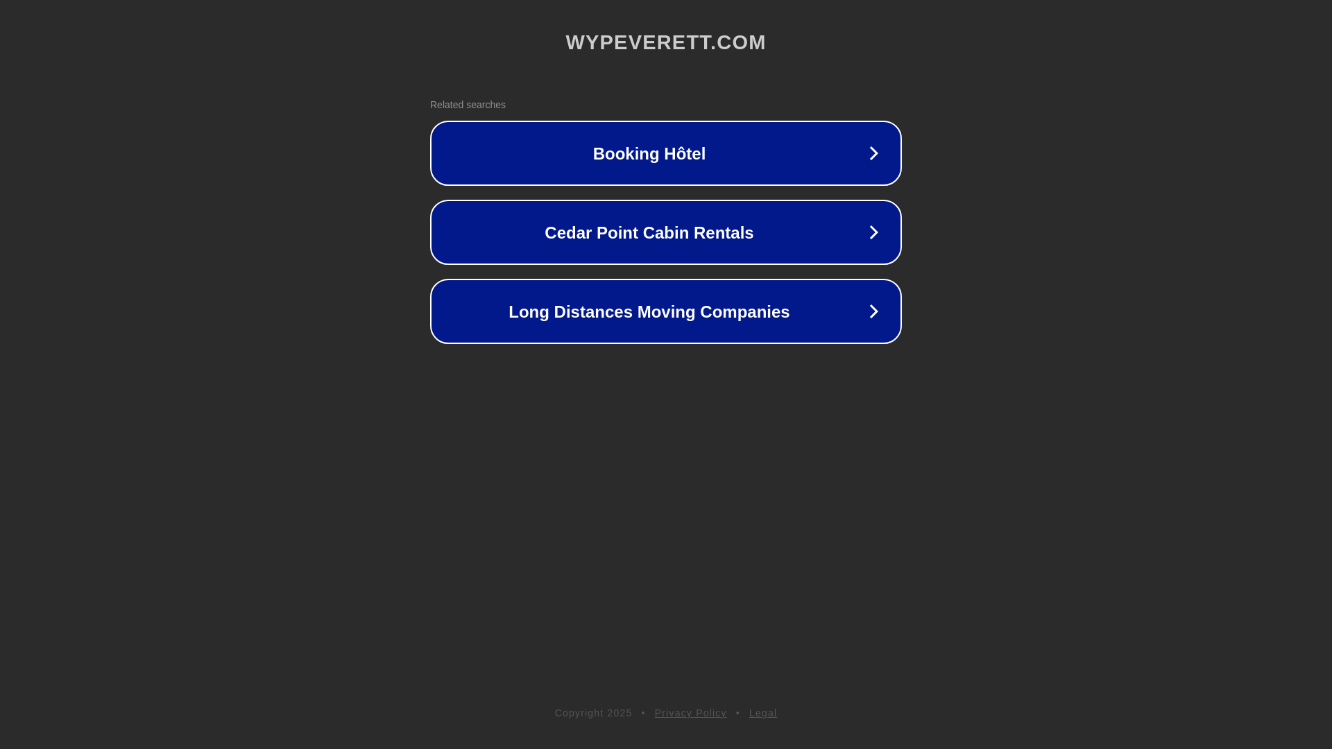 website screenshot of https://wypeverett.com/