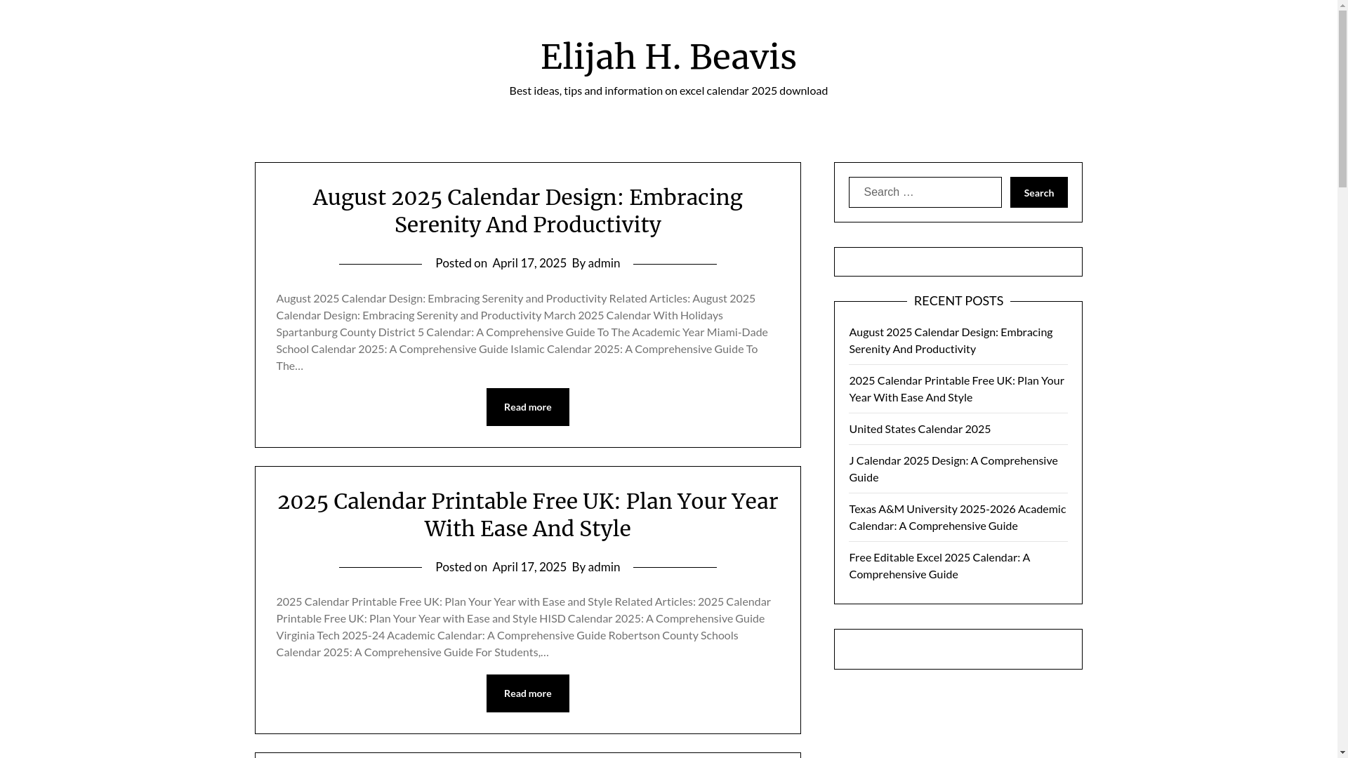 website screenshot of https://elijahhbeavis.pages.dev/