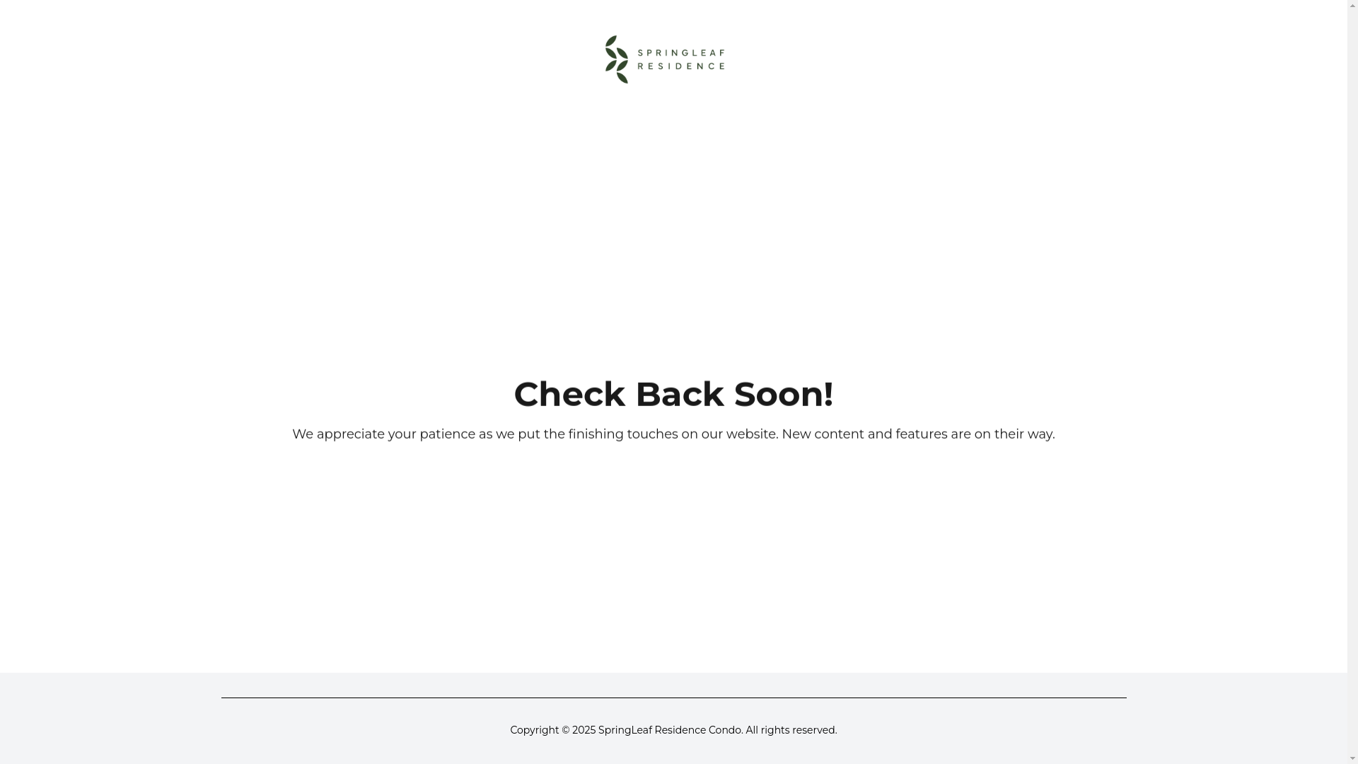 website screenshot of https://d26springleafresidence.com/