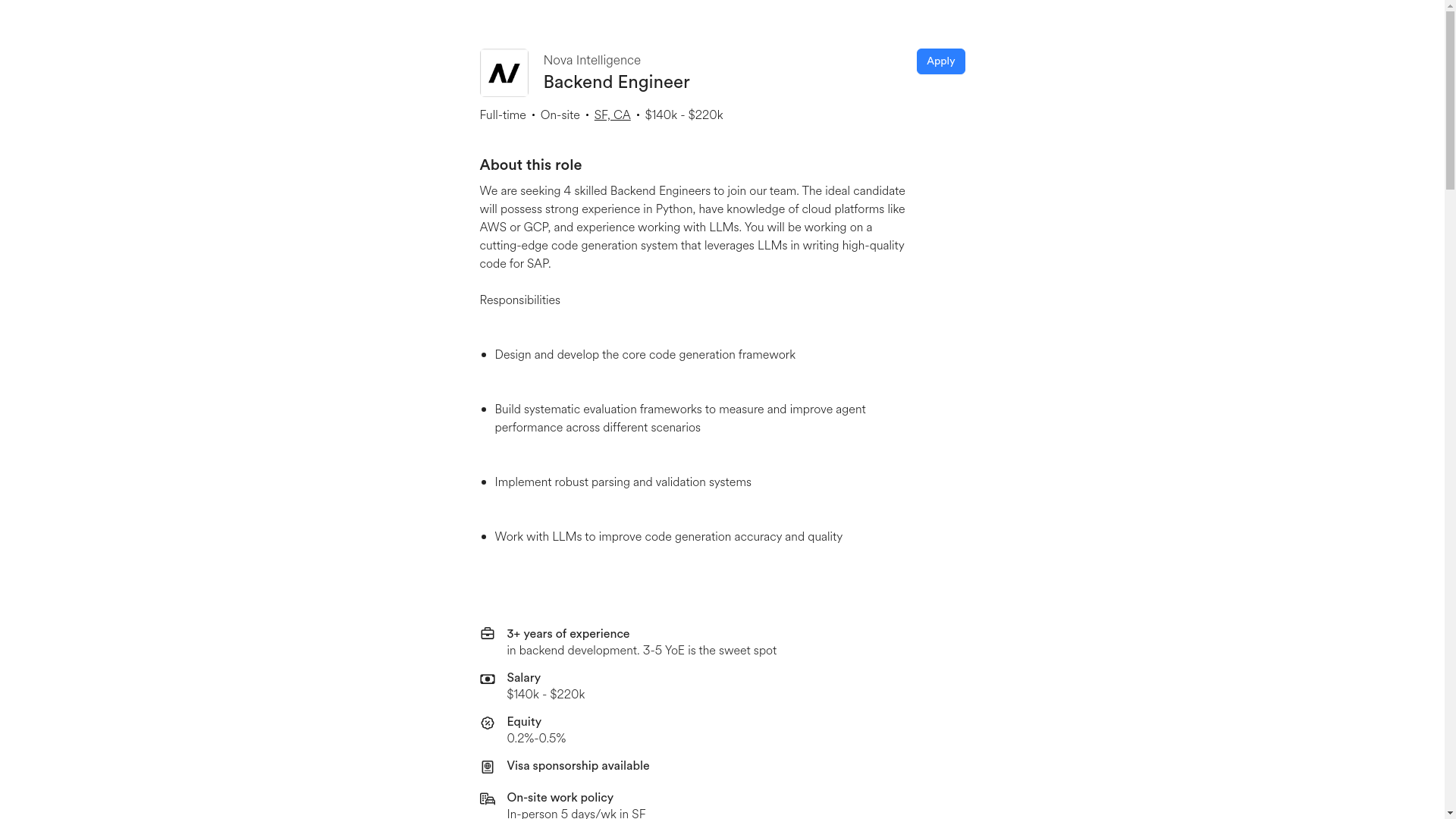 website screenshot of https://www.paraform.com/apply/cmdeqrc0u00bujz04iyld4or7