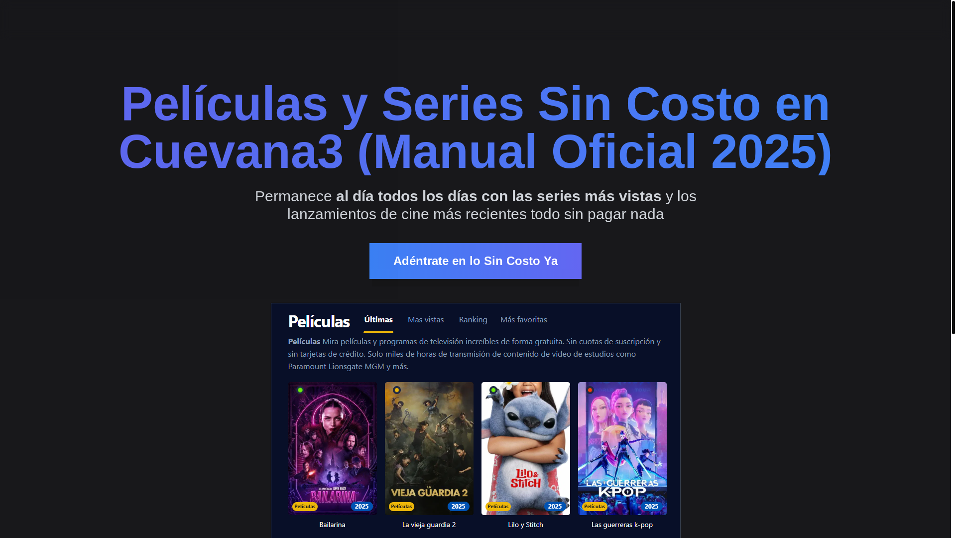 website screenshot of https://cuevana3-43qb.pages.dev/
