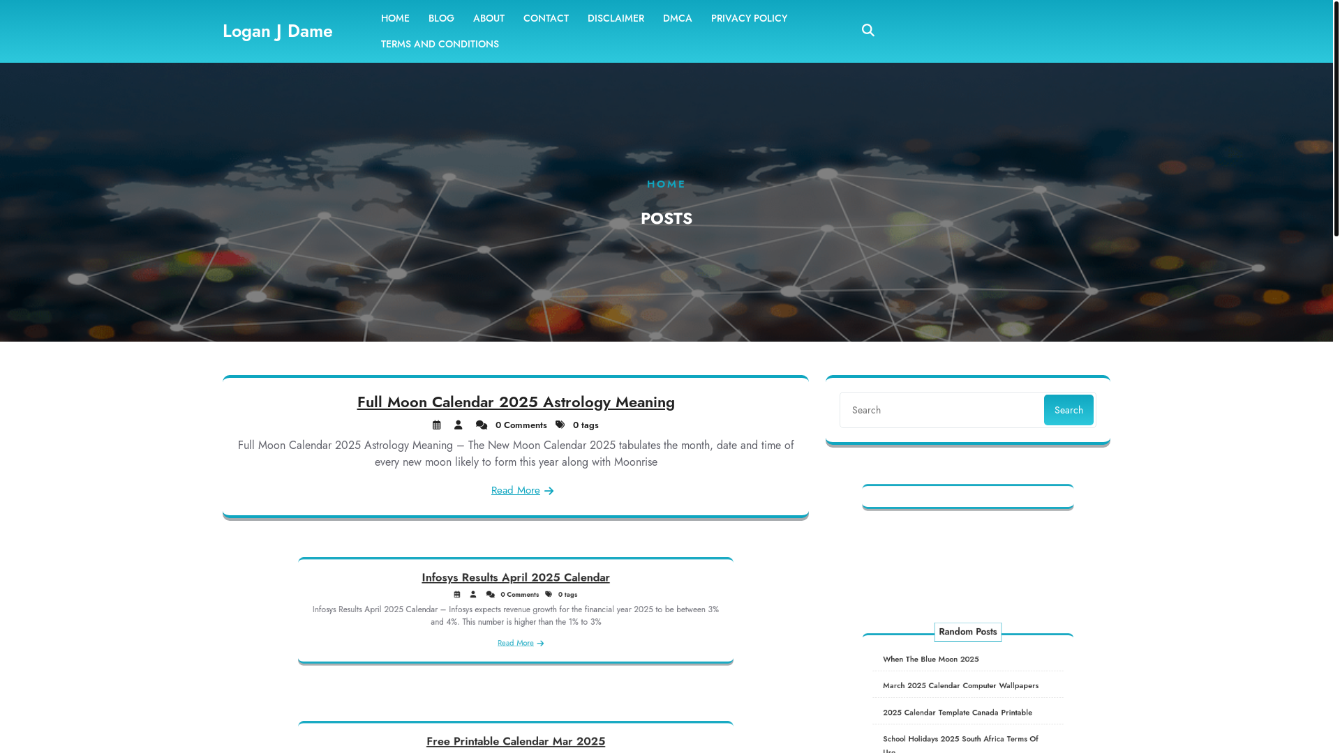 website screenshot of https://loganjdame.pages.dev/