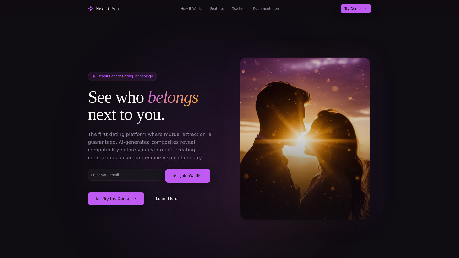 website screenshot of https://next-to-you.pages.dev/