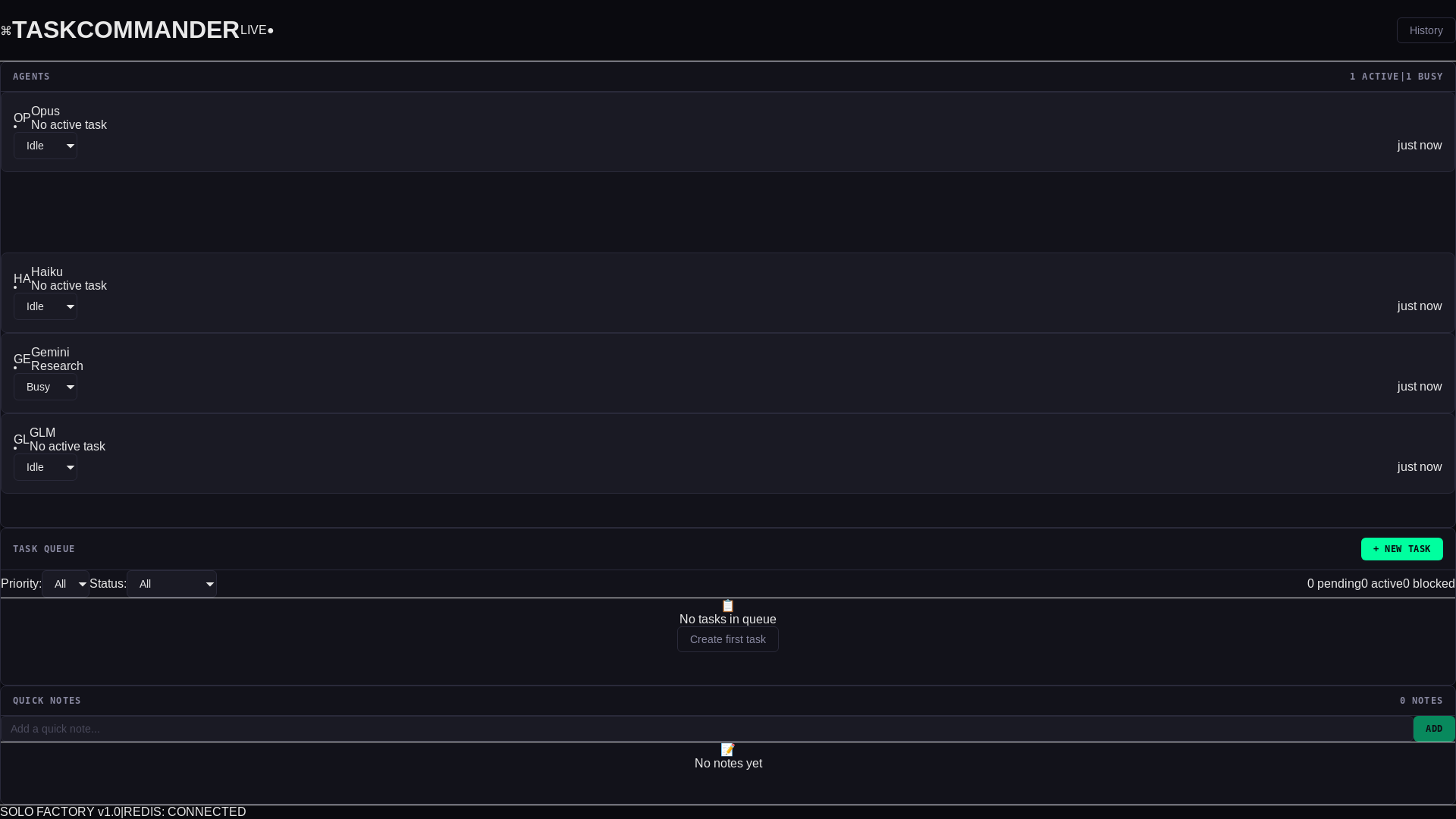 website screenshot of https://task-commander.pages.dev/