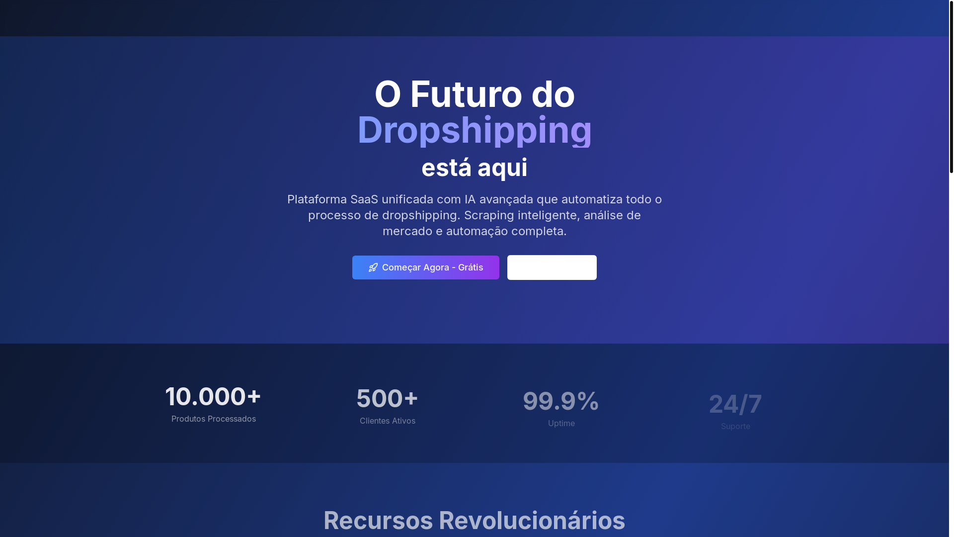 website screenshot of https://nuvexsell-os.pages.dev/