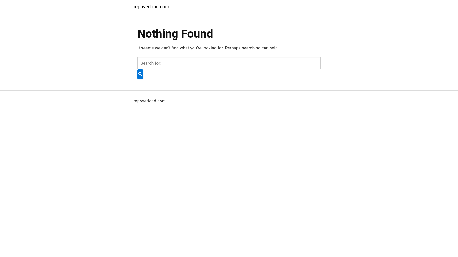 website screenshot of https://repoverload.com/