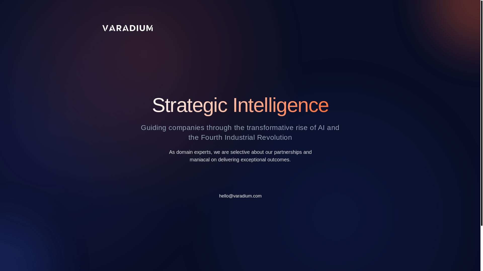 website screenshot of https://varadium-landing-5id.pages.dev/