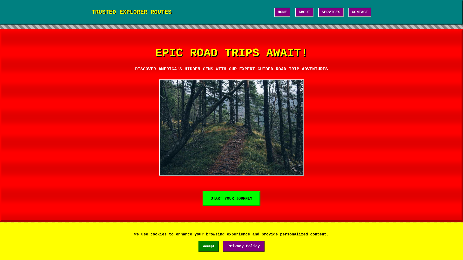 website screenshot of https://trustedexplorerroutes.shop/